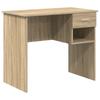 vidaXL Schreibtisch Mit Stauraum Sonoma Eiche 90x49.5x75 Cm Holzwerkstoff