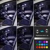 C5W светодиодный RGB Festoon 31 мм, 36 мм, 39 мм, 42 мм, внутреннее освещение автомобиля с дистанционным управлением, многоцветный купольный светильник, лампа для чтения, авто 12 В