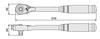 TONE Long Ratchet Handle (Socket Hold Type) RH4HWL