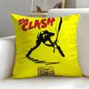 Классическая группа The Clash Наволочка Мягкая Легко стирающаяся Подушка Универсальная для Дивана Кровати Путешествий и Офиса
