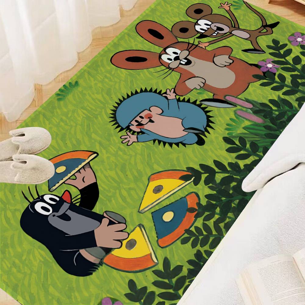 M-Mole K-Krtek Cartoon Door Mat Washable Non-Slip Living Room Sofa Chairs Area Mat Kitchen Doormat Area Rug