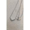 Б/у Star Jewelry K18 Алмазное ожерелье V-образное