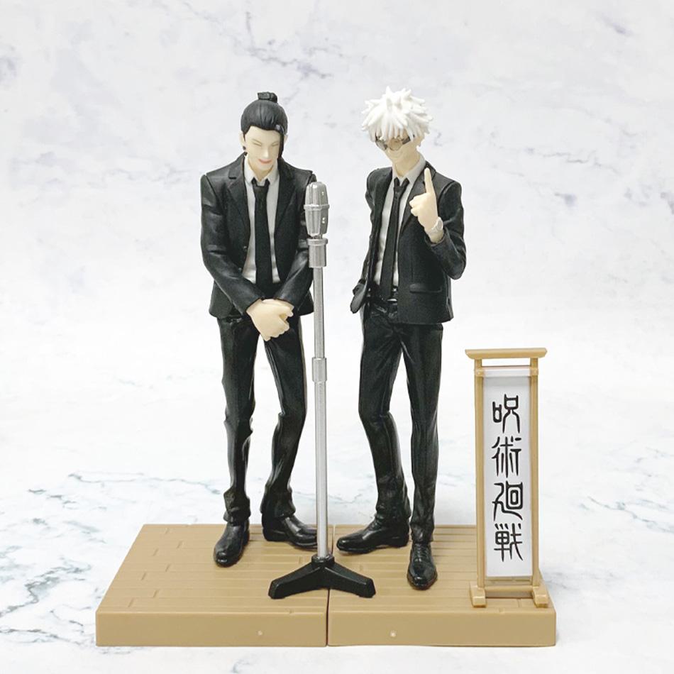 17cm Jujutsu Kaisen Diorama Figure - Satoru Gojo Suguru Geto Suit Version Special Anime Model Toy Figurine Gift for Birthday