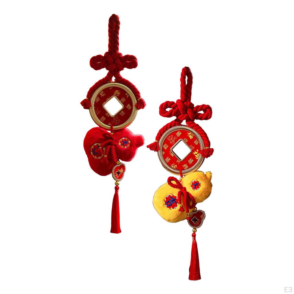 Chinese Year Hanging Decoration Gourd Charm Pendant Knot Tassel Ornament