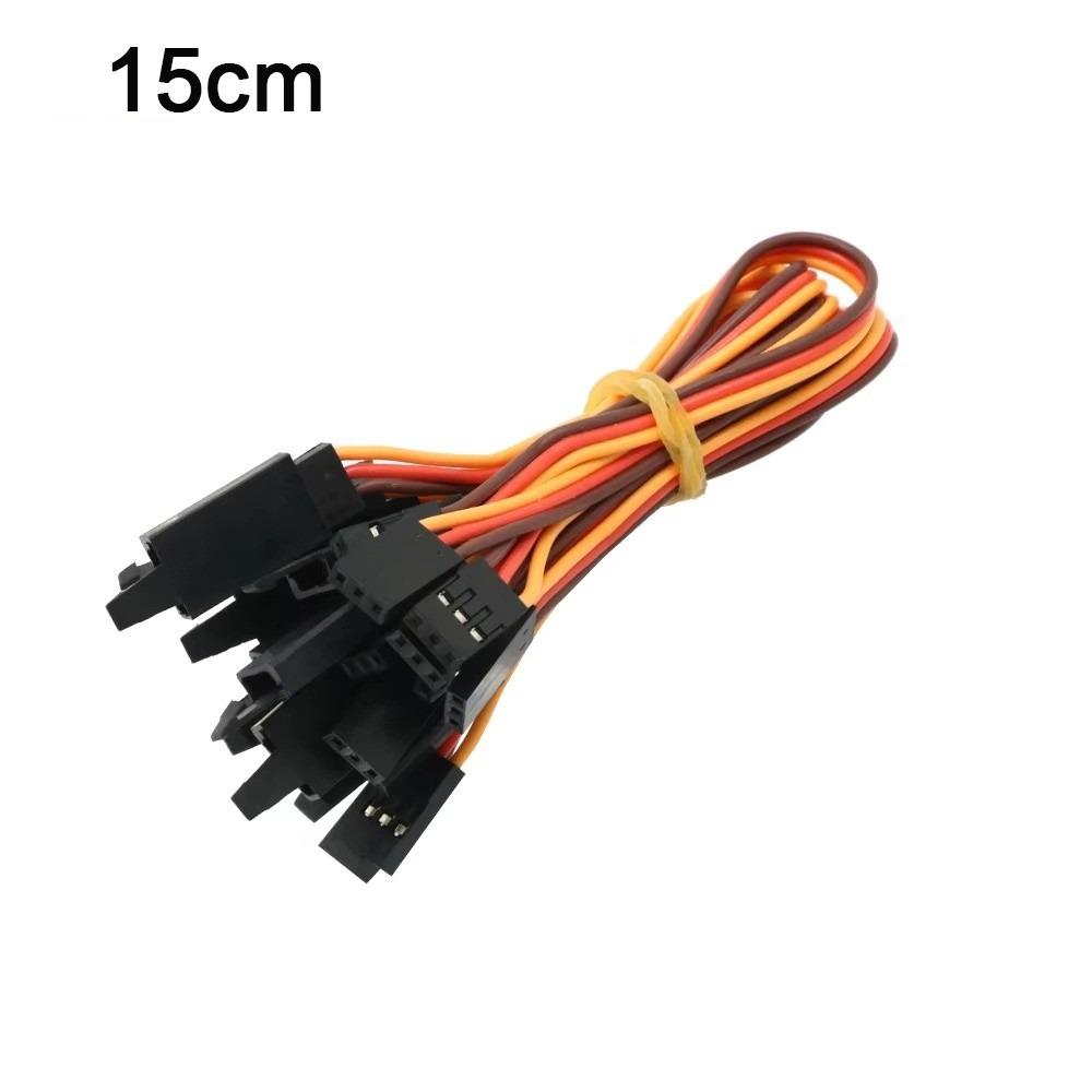 5Pcs Anti-interference Servo Extension Cable Anti-loose Receiver Connection Cable RC Car