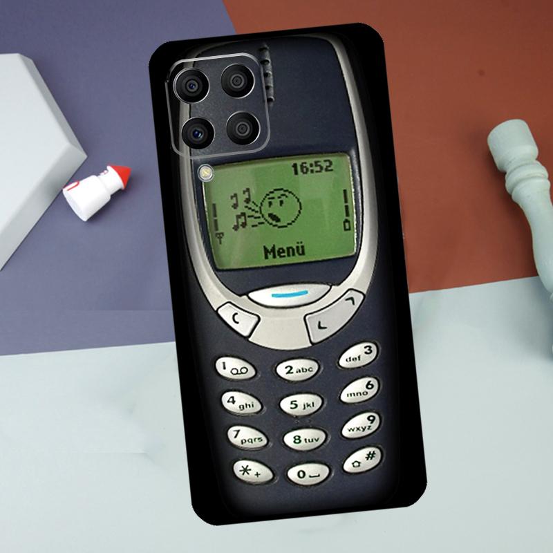 Ретро-мобильный телефон Для Samsung Galaxy M15 M35 M55 M14 M34 M54 M13 M23 M33 M53 M31 M51 M20 M22 M52 M16 M06 Чехол