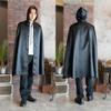 Clearstone Cosplay Halloween Black Cape Unisex Black MEN's