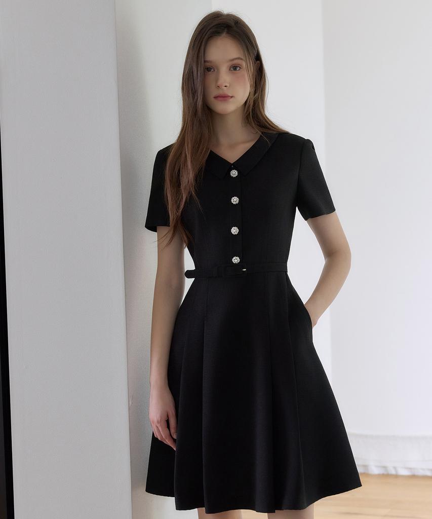 Julie And Kara 26Hs Love By You March Summer Tweed Dress Black Wedding Guest Look Ceremony Look
