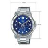 Casio Мужские часы с металлическим ремешком MTP-VD300D