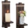 Wall Hanging Wall-Mounted Candlestick Vintage Storage Rack Farmhouse Floating Shelf  Wedding