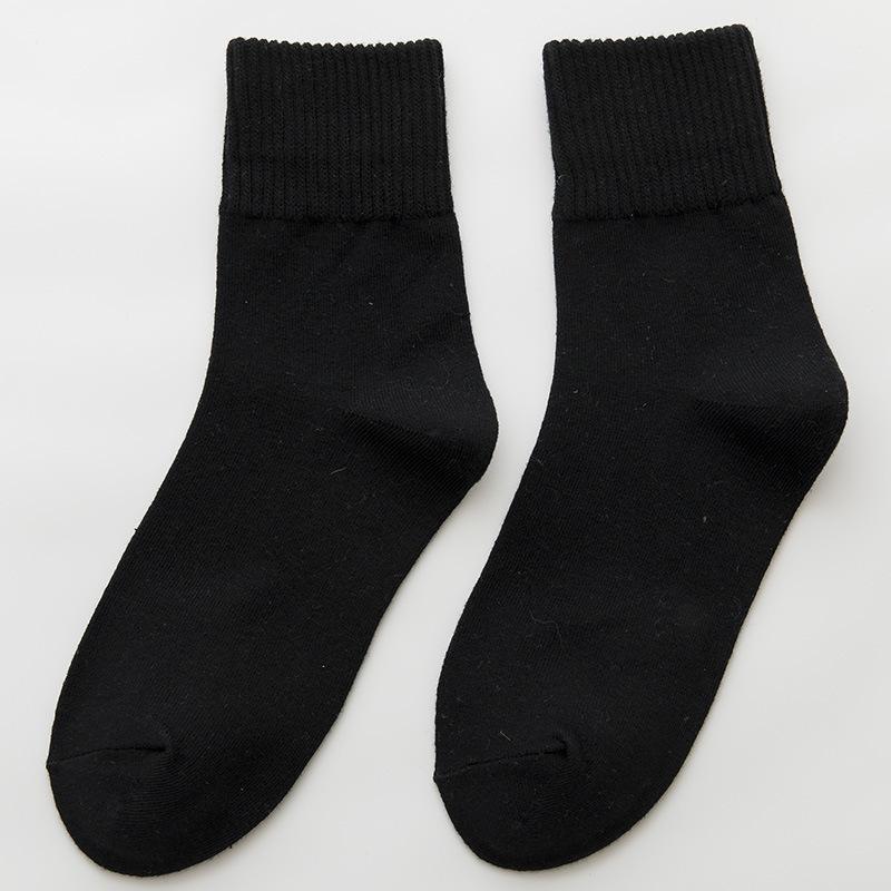 Вязаные женские носки, модные однотонные длинные носки, женские осенне-зимние носки в стиле Харадзюку в стиле винтаж