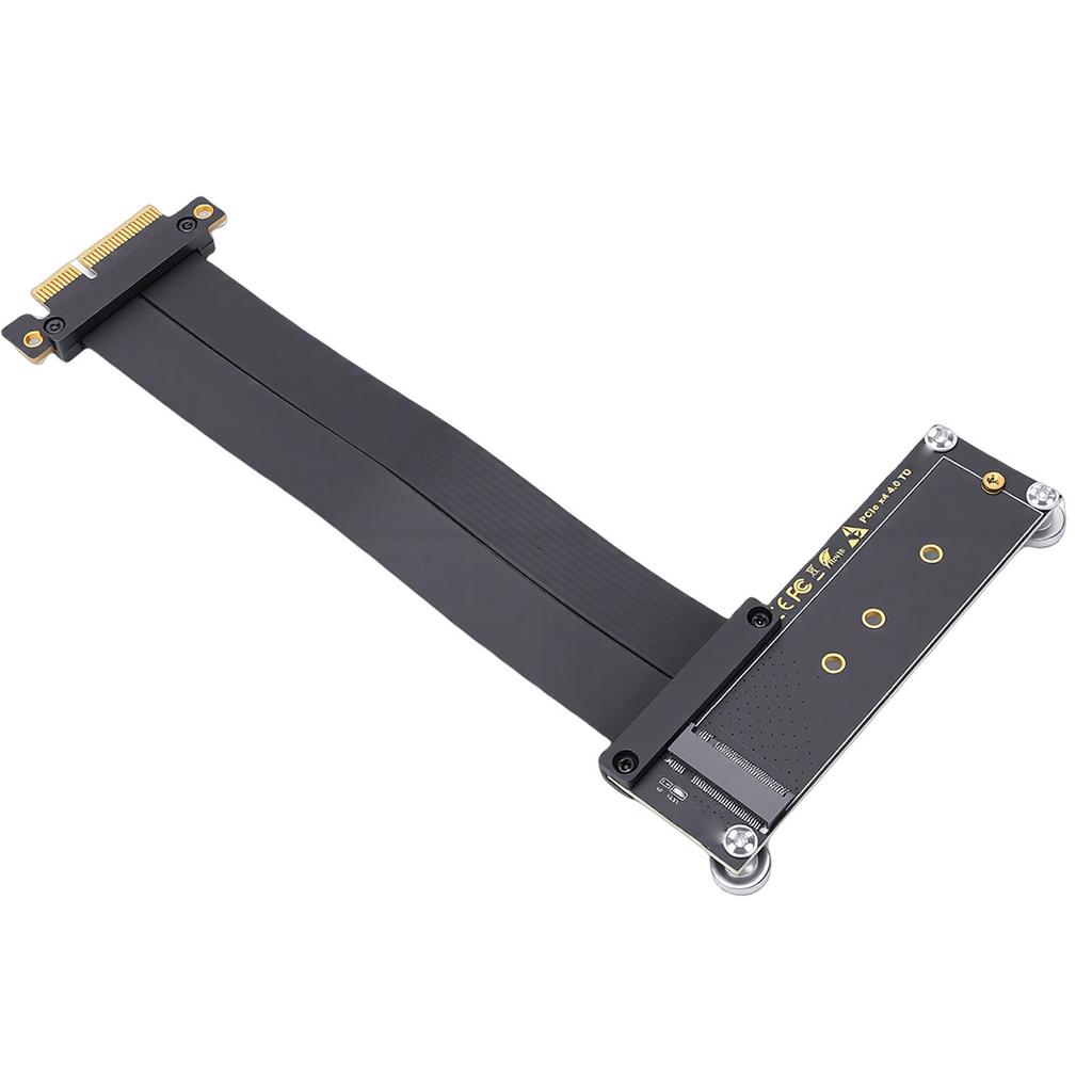 PCIe 4.0 X4 Extension Cable NVMe Adapter Card 8GBCelsiuss Magnetic PCIe Expansion Card for GPU NIC Expansion Device