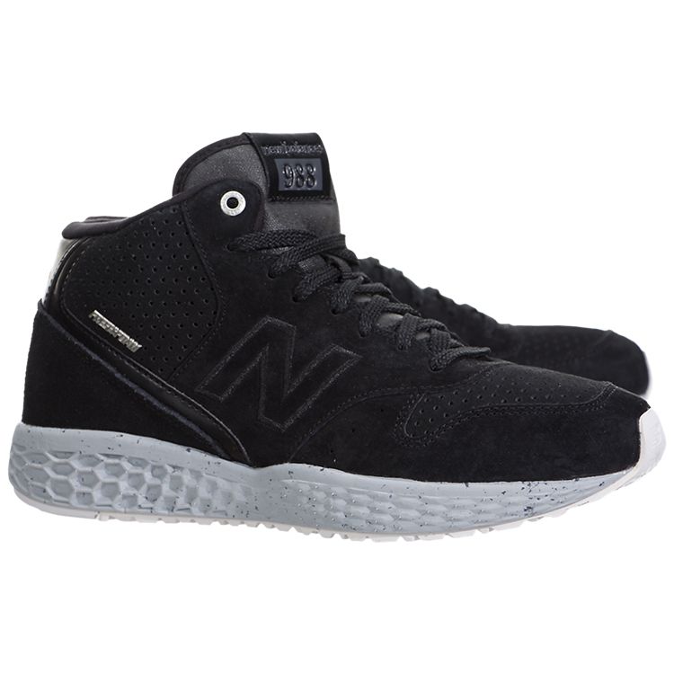 New Balance 988 Fresh Foam Mid Мужские кроссовки Черный Серый MH988XBK