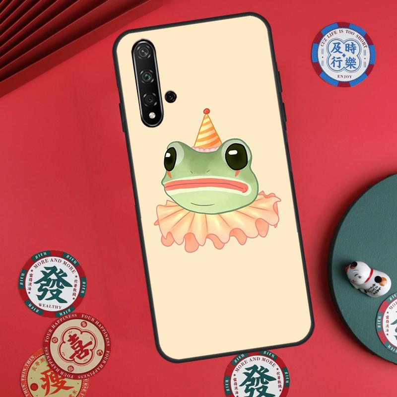 Милая мультяшная лягушка для Huawei Nova Y60 Y70 Y90 Y72 Y73 Y61 Y91 7i 8i 11i 12i 12s 9 10 SE P20 P30 P40 Lite Чехол