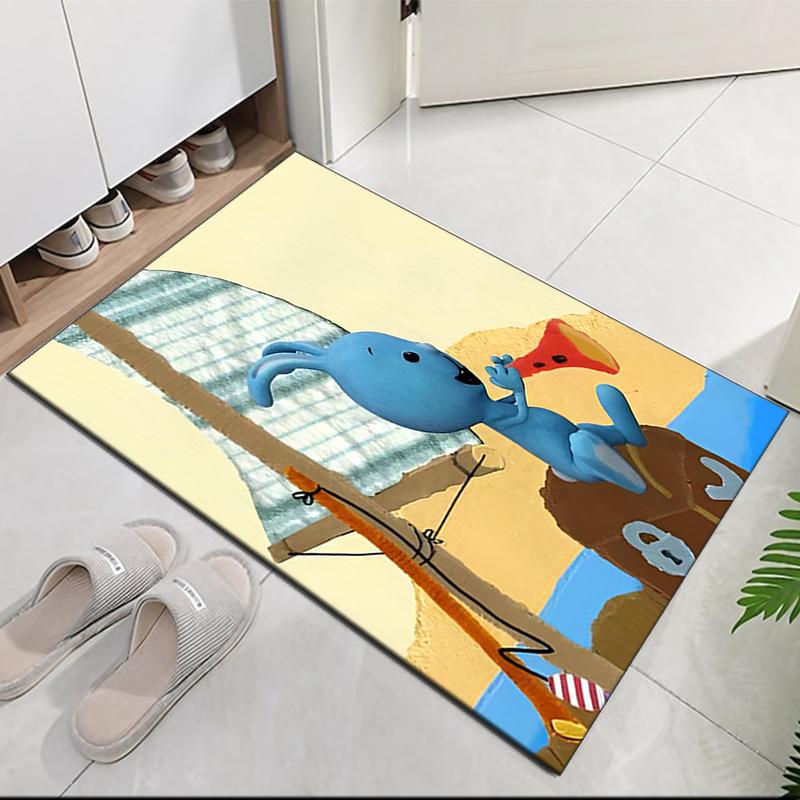 Zig & Sharko Printed Carpetrugfor Office Chair Living Room Bedroom Kitchen Room Decor Gifts