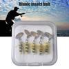 5Pcs Fly Fishing Set with Hooks Sequins Fishing Artificial Baits Fly Fishing Flies Baits Insect Flies Fly Fishing Lures