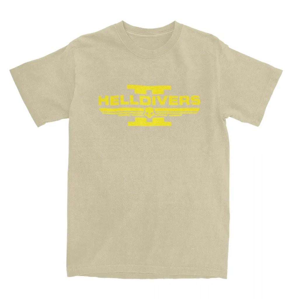 Vintage Helldivers 2 Video Game T-Shirts for UnisexPure Cotton Tees Shirt Original Clothes