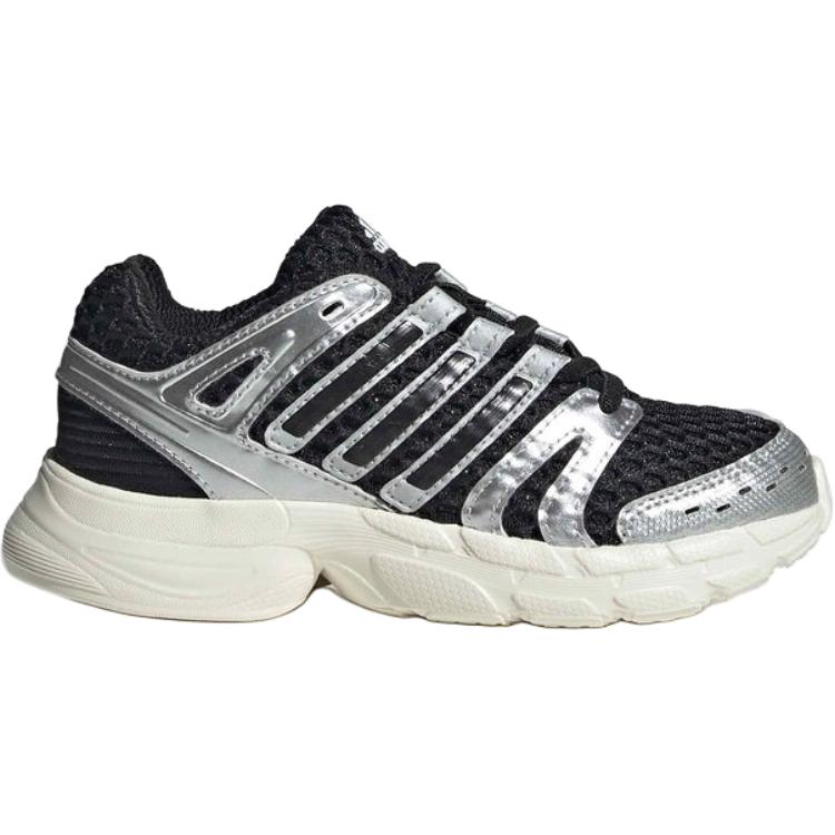 adidas Adistar Control 5 Удобная посадка Низкие беговые кроссовки Детские кроссовки Черный Серебристый KK4249