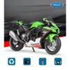 Welly 1/12 Kawasaki Ninja ZX-10R Heavy Locomoti Alloy Motorcycle Model Metal Toy Cross-country Racing Motorcycle Model Kids Gift