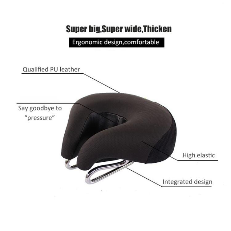 Noseless Bicycle Saddle Mountain Bike Thickened Soft Cushion