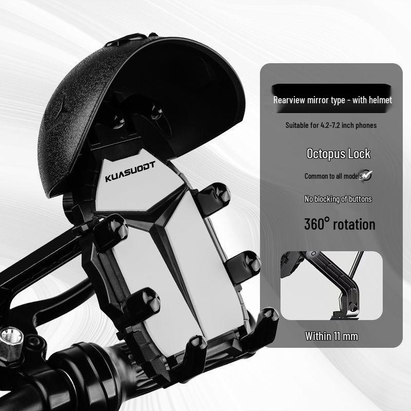 Водонепроницаемый ударопрочный держатель для телефона на мотоцикл/велосипед с козырьком для навигации