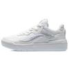 Durable Breathable Low-Top Skate Shoes Women Sneakers White AECR004-1