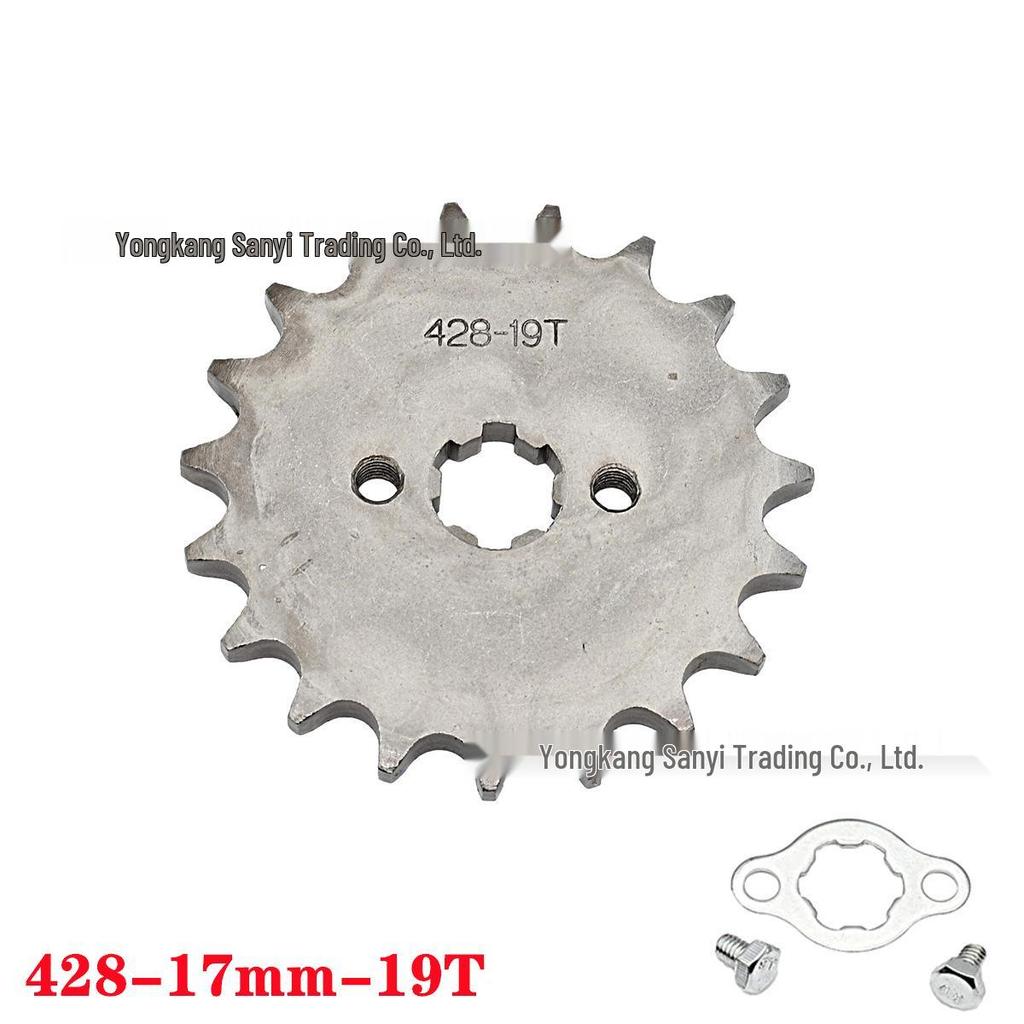 428 Type Motorcycle Engine Small Chain Sprocket, 10-19 Teeth Variable Speed Freewheel Modification Gear Parts