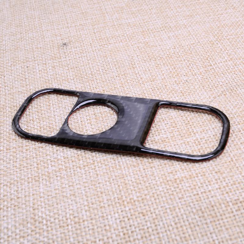 Interior Co-pilot Glove Box Handle Cover Trim Fit for Acura TL 2004 2005 2006 2007 2008 Black Carbon Fiber