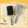 Premium Floral Print Hair Styling Comb Set Abs Nylon Wide Tooth Detangling Brushes