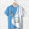 Guatemala National 3D Print T-shirt Fashion Harajuku Guatemalan Flag Pattern Men's Short Sleeve Tee Shirts Oversized Tops