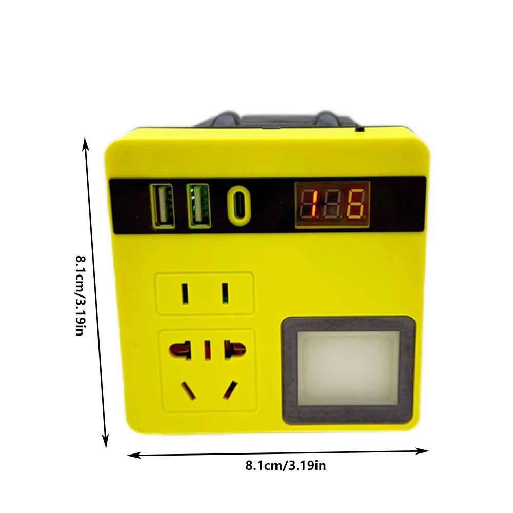 DC 21V To 220V Battery Inverter 120W Power Converter Transformer for Makita For Outdoor Activities