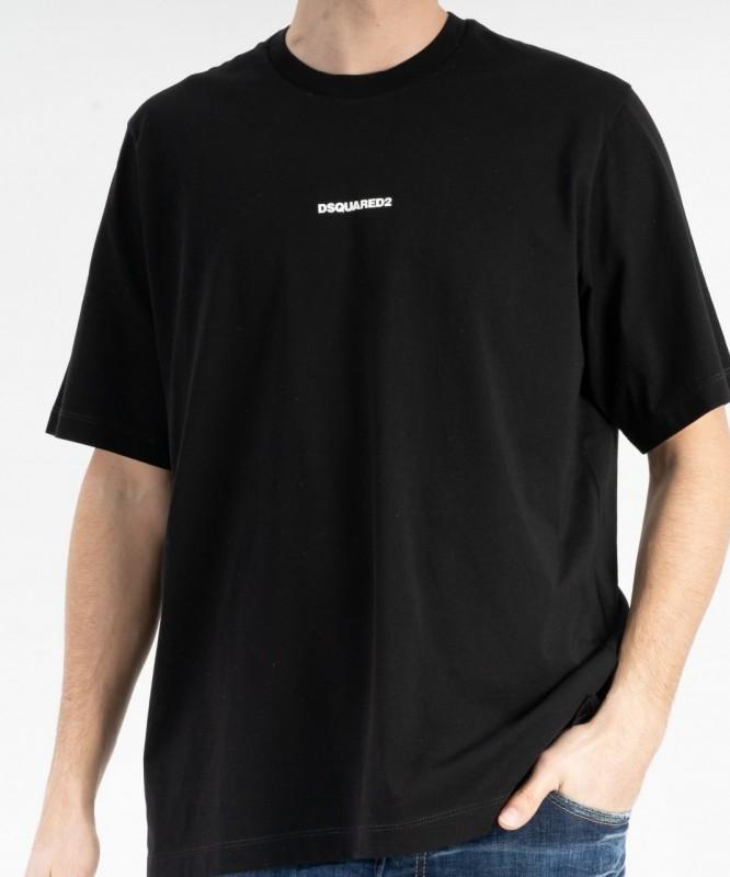 DSQUARED2 men's t-shirt Slouch Fit black - Size: XL