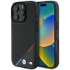 Чехол для iPhone 16 Pro BMW Hardcase MagSafe Перфорированный Трехцветный