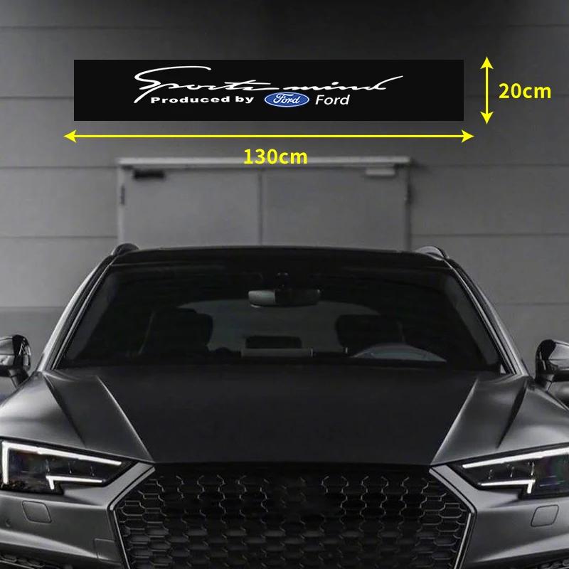 Горячие наклейки на солнцезащитный козырек автомобиля Наклейки на лобовое стекло автомобиля Для Ford Focus 3 2015-2018 Kuga 2016-2019 Escape C-MAX Ecosport 2018-2