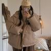 2023 New Winter Down Coat Women's Short Loose and Thickened Coat Bread Coat Trend