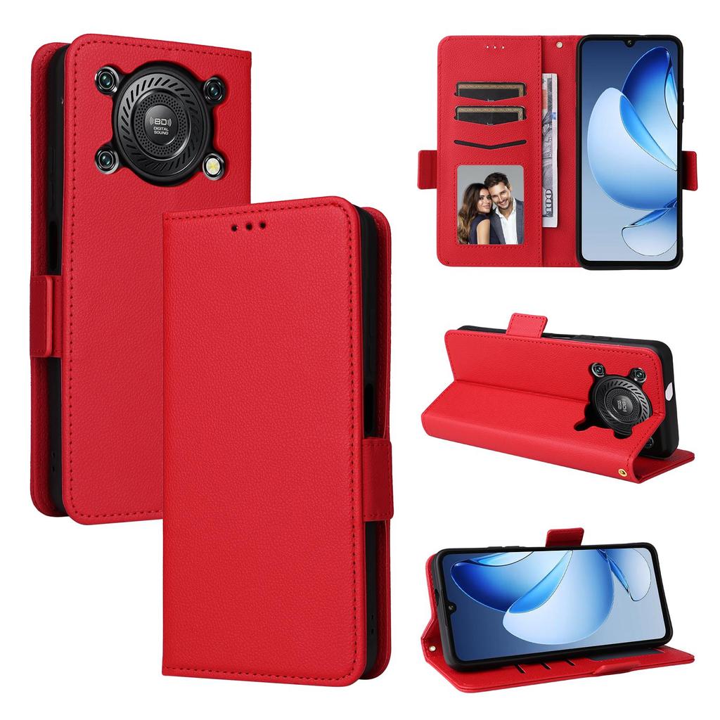 Флип-кейс для Oukitel C60/C60 Pro из ПУ кожи, защита всего корпуса с [блокировкой RFID], прочная ретро-обложка