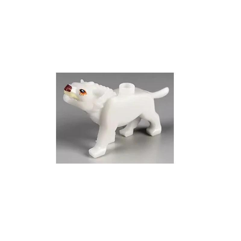 MOC Средневековые Строительные Блоки Фигурки Аксессуары Зоопарк Африканский Слон Верблюд Олень Волк Крокодил Боевой Конь Мини Кирпичик Игрушка Подарок R058