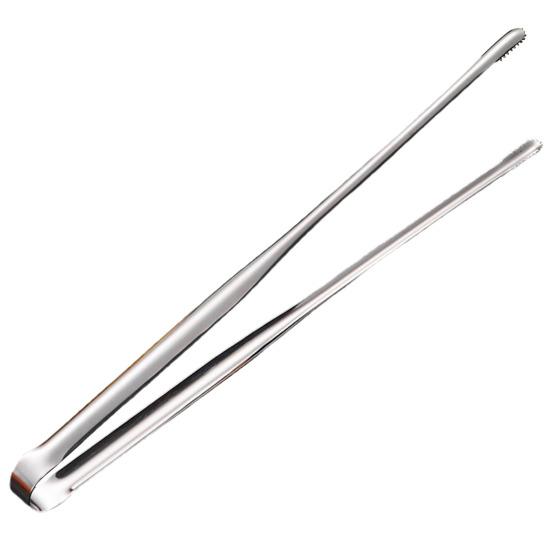 Зажим для еды, зубчатый, утолщенный, пищевой, с длинной ручкой, полированный зажим для еды, многофункциональный домашний бар, щипцы для кубиков льда для кухни