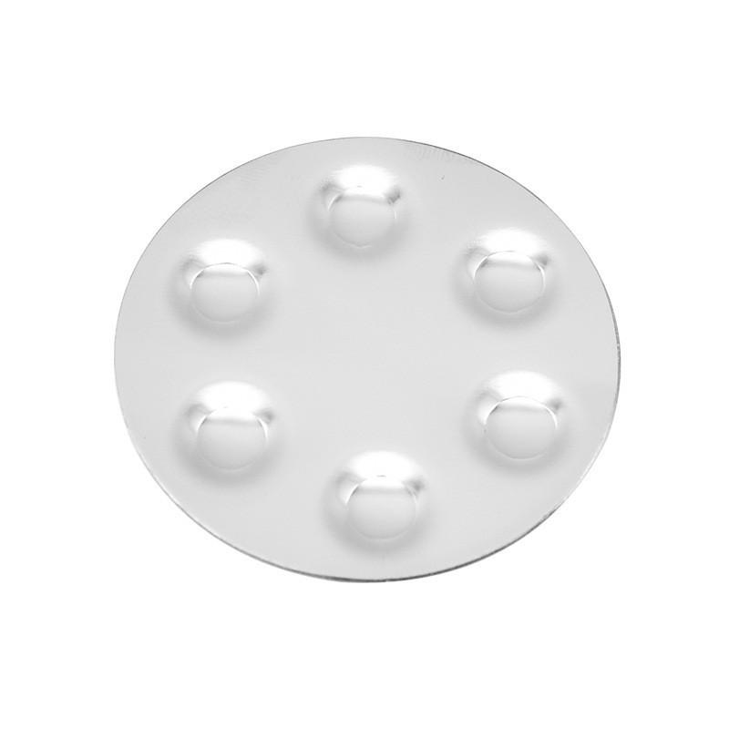 Набор палитр из нержавеющей стали для нейл-арта и макияжа для тональной основы и теней для век