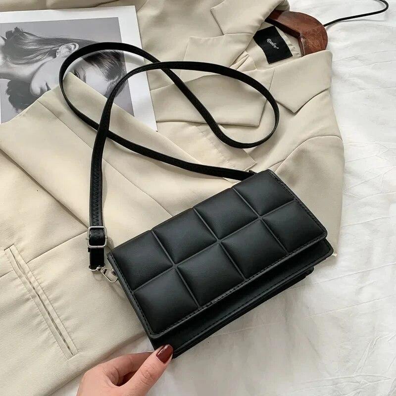 Fashion Brand Designer Women Shoulder Bag Compact Pu Leather Female Crossbody Bag Trend Classic Handle Handbag Women