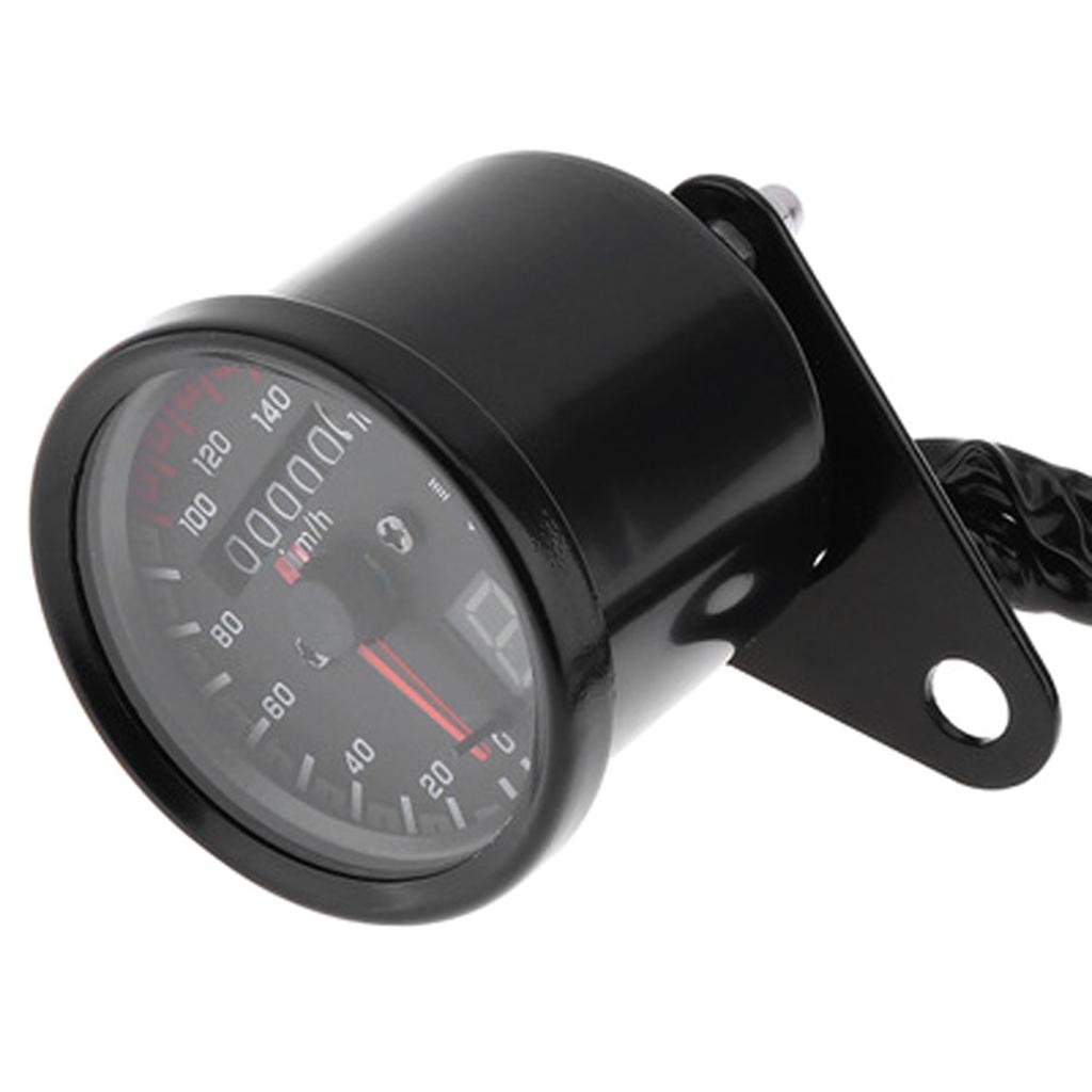 Motorcycle Odometer Tachometer for Iron Horse Earth Vintage Digital Speedometer LED Backlit Motorbike Accessories