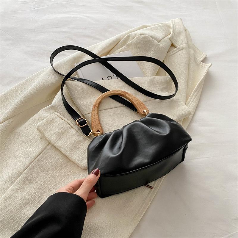 Niche Design плиссированная сумка для женщин, новая универсальная сумка через плечо, модная сумка, повседневная сумка Cloud