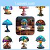 Stunning Resin Craft Mushroom Lamp For Home Decor Usb Powered Large Size 30cm Ys-001