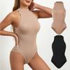Новомодный, приятный для кожи, корректирующий фигуру shapewear: Боди с пуговицами, без бретелей, с эффектом утяжки живота