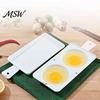 Fast Breakfast Appliance Microwave Egg Poacher, 2?Cavity Steamer Cooker with Lid & Handle, BPA Free Boiler Mold, Quick Kitchen Gadget for