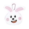T's Factory Tabekko Animal Plush Fastener Mascot with Carabiner, Rabbit, Approx. H110 X W120 X D65mm (excluding Parts) TB-5546717US