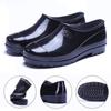 Fashion Low Top Rain Boots Men's Warm Waterproof Shoes Shallow Rubber Shoes Galoshes Non-slip Short Work Boots