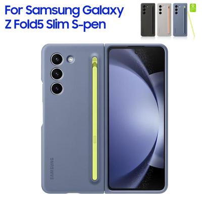 Оригинальный тонкий чехол с S-ручкой для Samsung Galaxy Z Fold5 Z Fold 5, силиконовый чехол, защитный чехол