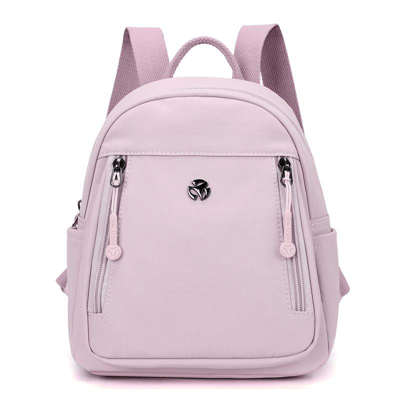 Водоотталкивающий нейлоновый рюкзак женский небольшой рюкзак легкий дорожный школьный ранец