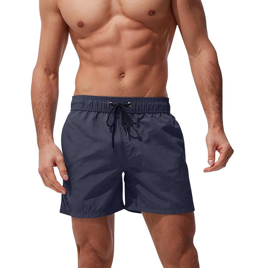 Мужские пляжные повседневные пляжные брюки с принтом, водонепроницаемые пять брюк, шорты для плавания, шорты